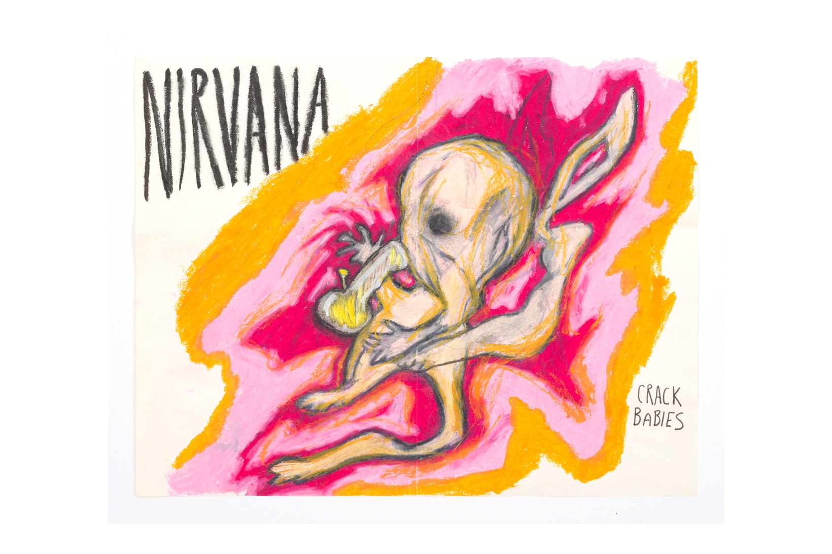 Kurt Cobain Nirvana Seattle Art Fair United Talent Agency Artwork Paintings Album Cover Art Incesticide
