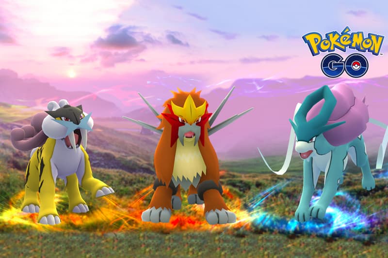 Legendary Dogs Pokemon GO Raikou Entei Suicune Three 3 Nintendo Niantic Pokémon