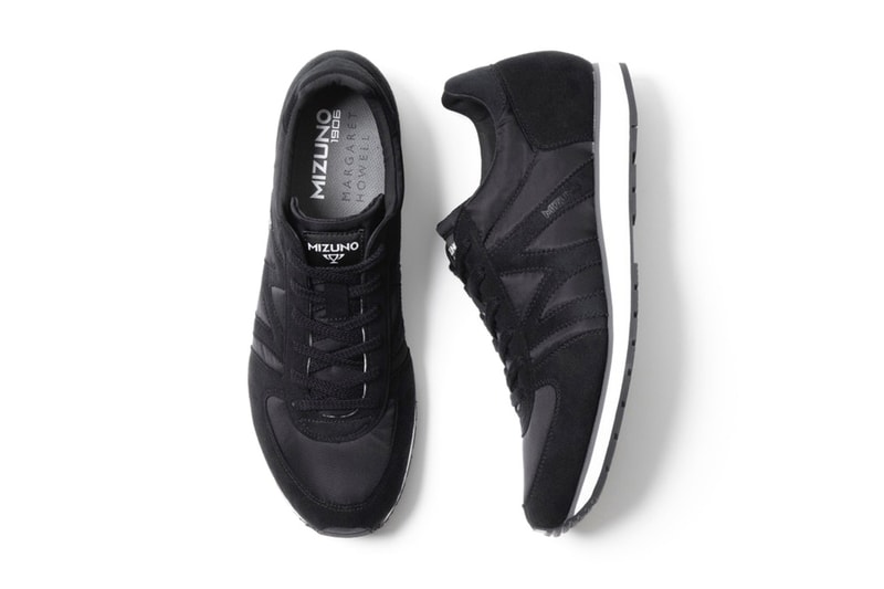 Margaret Howell MIZUNO M LINE Limited Edition Sneakers Shoes Footwear Black 2017 August 28 Release Date Info