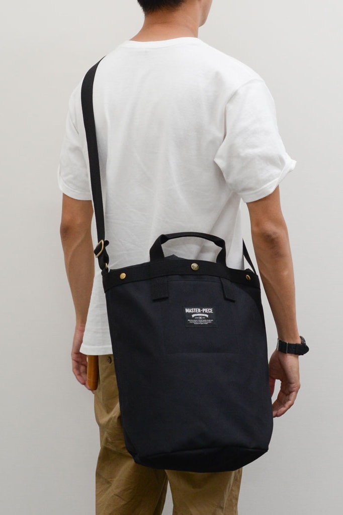 master-piece Everlast Tote Bag Accessories Fashion Accessories Black White Monochrome