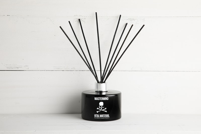 mastermind WORLD VITAL MATERIAL Reed Diffuser Black Limited Edition skull and crossbones white scent smell goods fragrance