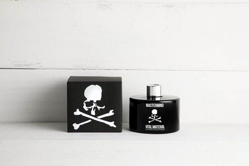 mastermind WORLD VITAL MATERIAL Reed Diffuser Black Limited Edition skull and crossbones white scent smell goods fragrance