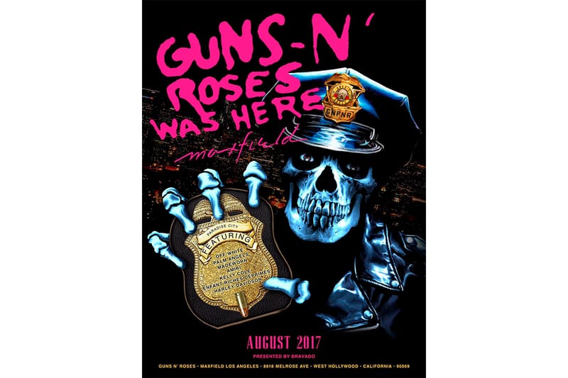 Maxfield Is Set to Host The "Guns N' Roses Was Here" Pop-Up Exhibit