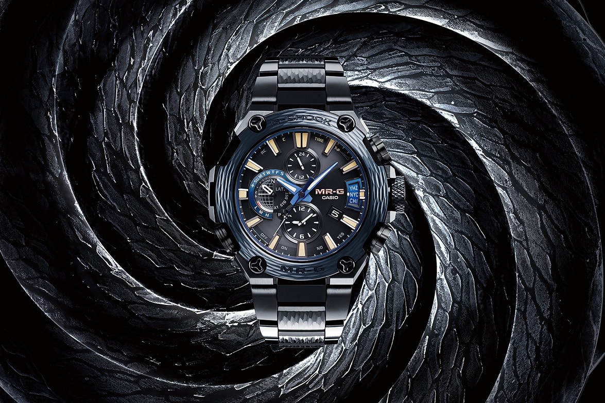 Michael Lau Casio G SHOCK MR G Watch Collaboration Black Blue Video Watches