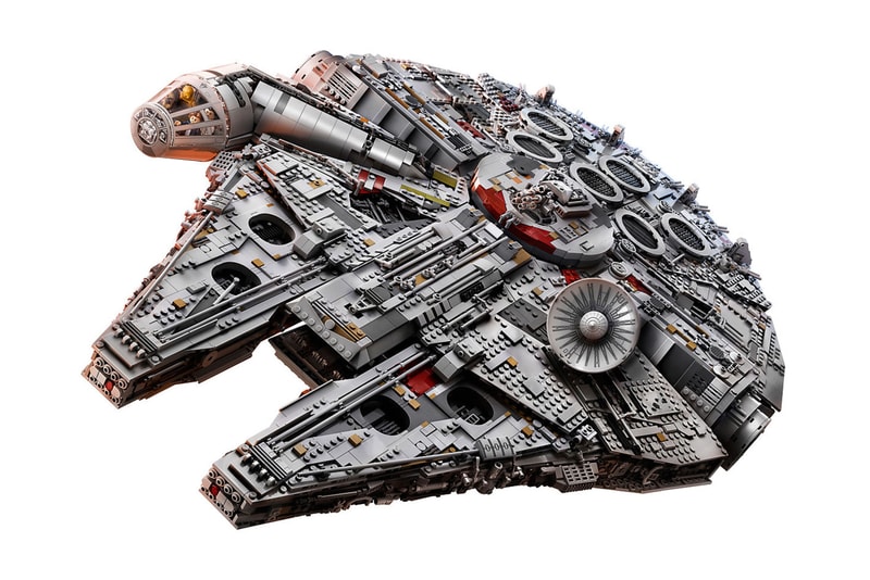 Millennium Falcon LEGO Set Biggest Most Expensive Ever 7541 Pieces 800 USD Dollars BB8 Star Wars