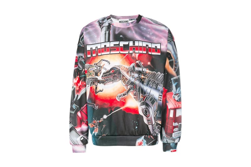 moschino transformers hoodie