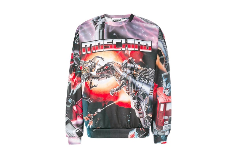 Moschino Transformers Sweatshirt T Shirt Tee 2017 Fall Winter Collaboration Capsule Collection