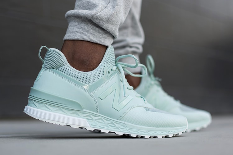 New Balance 574 Sport Gets New Mint and Burgundy Colorways