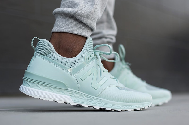 New Balance 574 Sport Gets New Mint and Burgundy Colorways