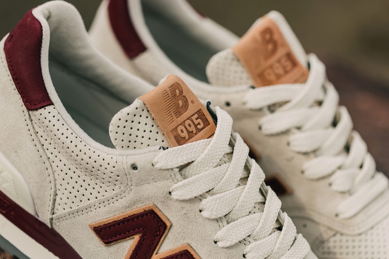 New Balance 995 Made in USA Angora Mercury Red