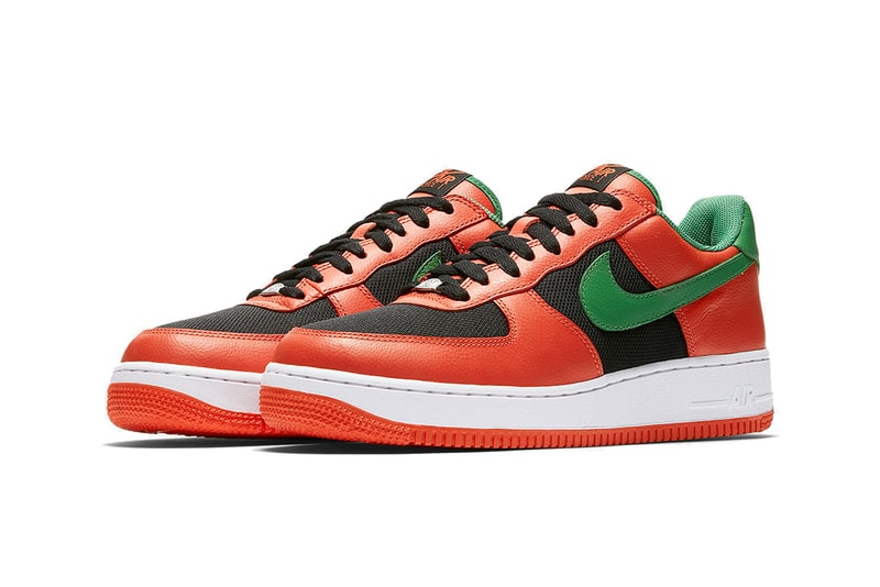 Nike Air Force 1 Low Carnival Pack Range Flash Classic Green Black Yellow Zest Orange Flash True White