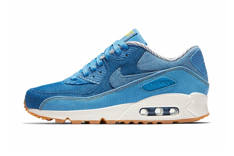 Nike's Air Max 90 Silhouette Surfaces in a Fabric-Blocked Denim & Corduroy Combination