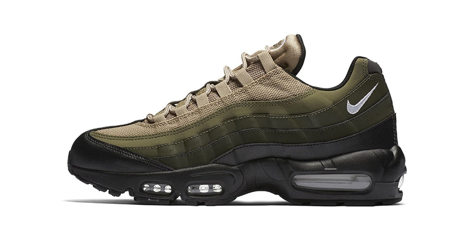 Nike Air Max 95 Essential In Black Green Khaki Hypebeast