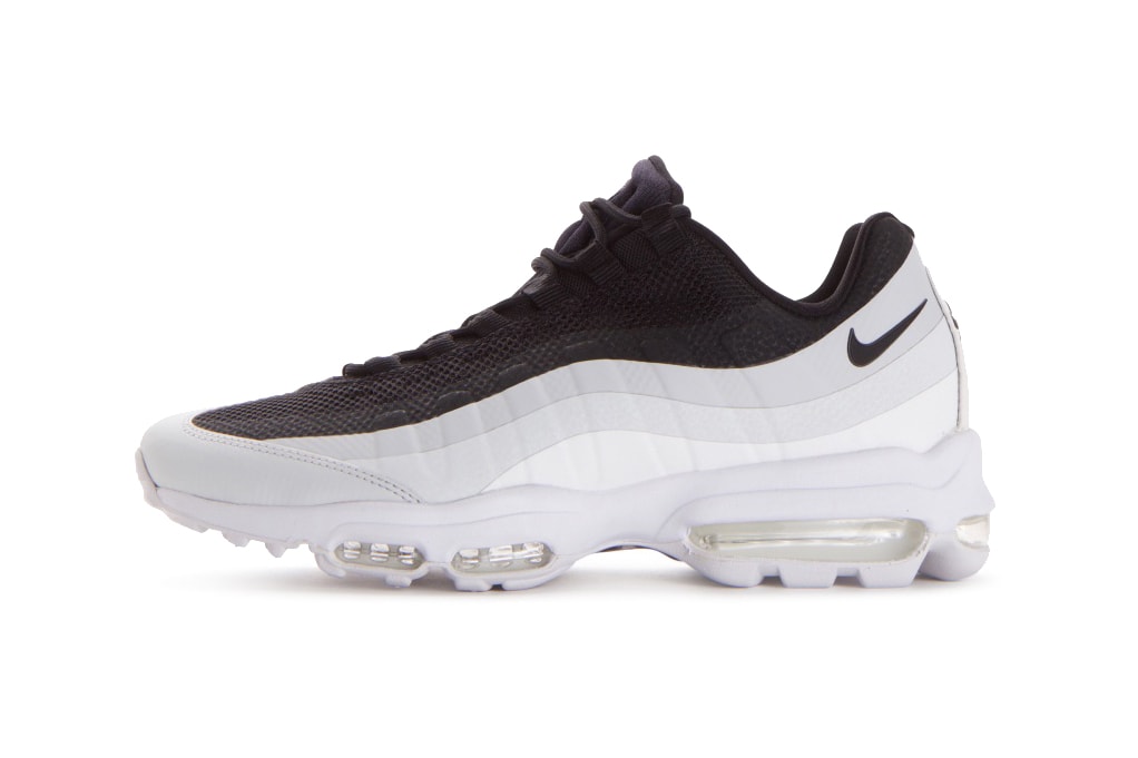 Nike Air Max 95 Ultra Essential Black White Pure Platinum grey gray Sneakers Shoes Footwear Summer 2017 August Release Date Info