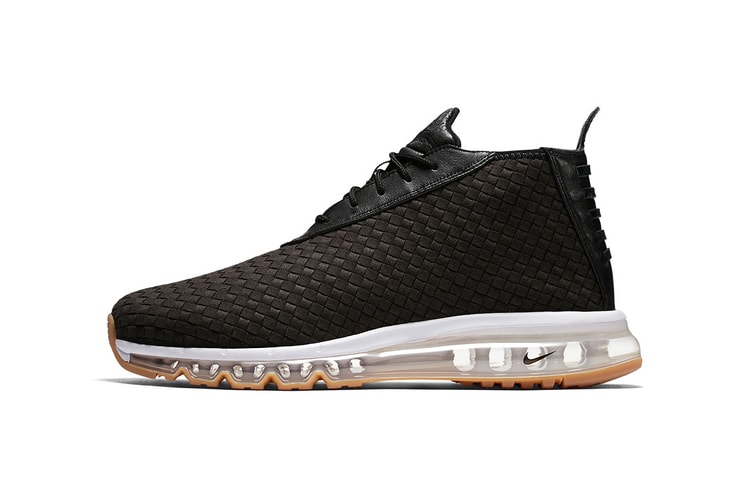 Nike Blends Black, White & Gum for Leather & Suede Air Max Woven Boot