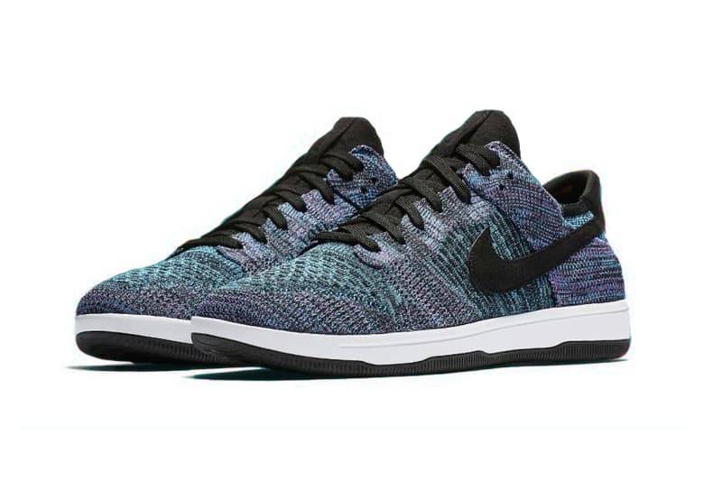 Nike Dunk Low Flyknit Grape Sneakers Releases Swoosh