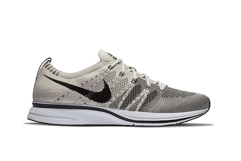 Nike Flyknit Trainer Pale Grey Black White