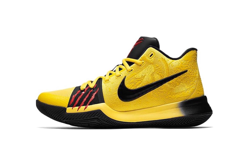 Nike Kyrie 3 Bruce Lee Kobe Bryant Black Mamba Sneakers Shoes Footwear 2017 September 15 Release Date Info Red Yellow Black