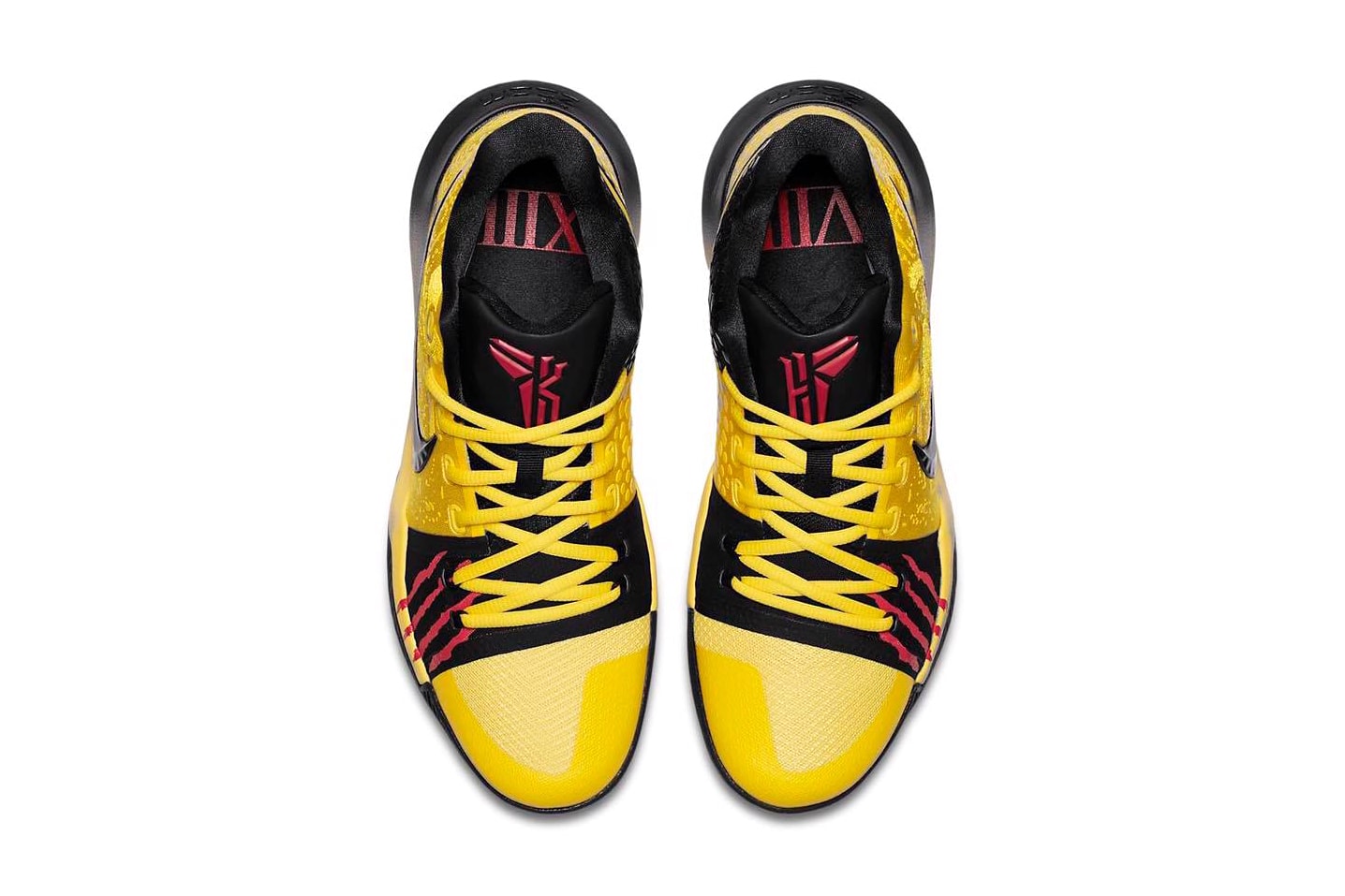 Nike Kyrie 3 Bruce Lee Kobe Bryant Black Mamba Sneakers Shoes Footwear 2017 September 15 Release Date Info Red Yellow Black