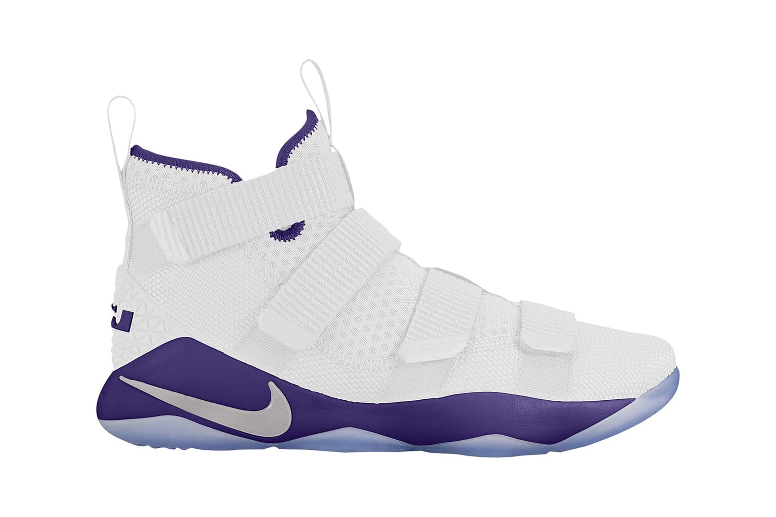 lebron soldier 11 purple and black
