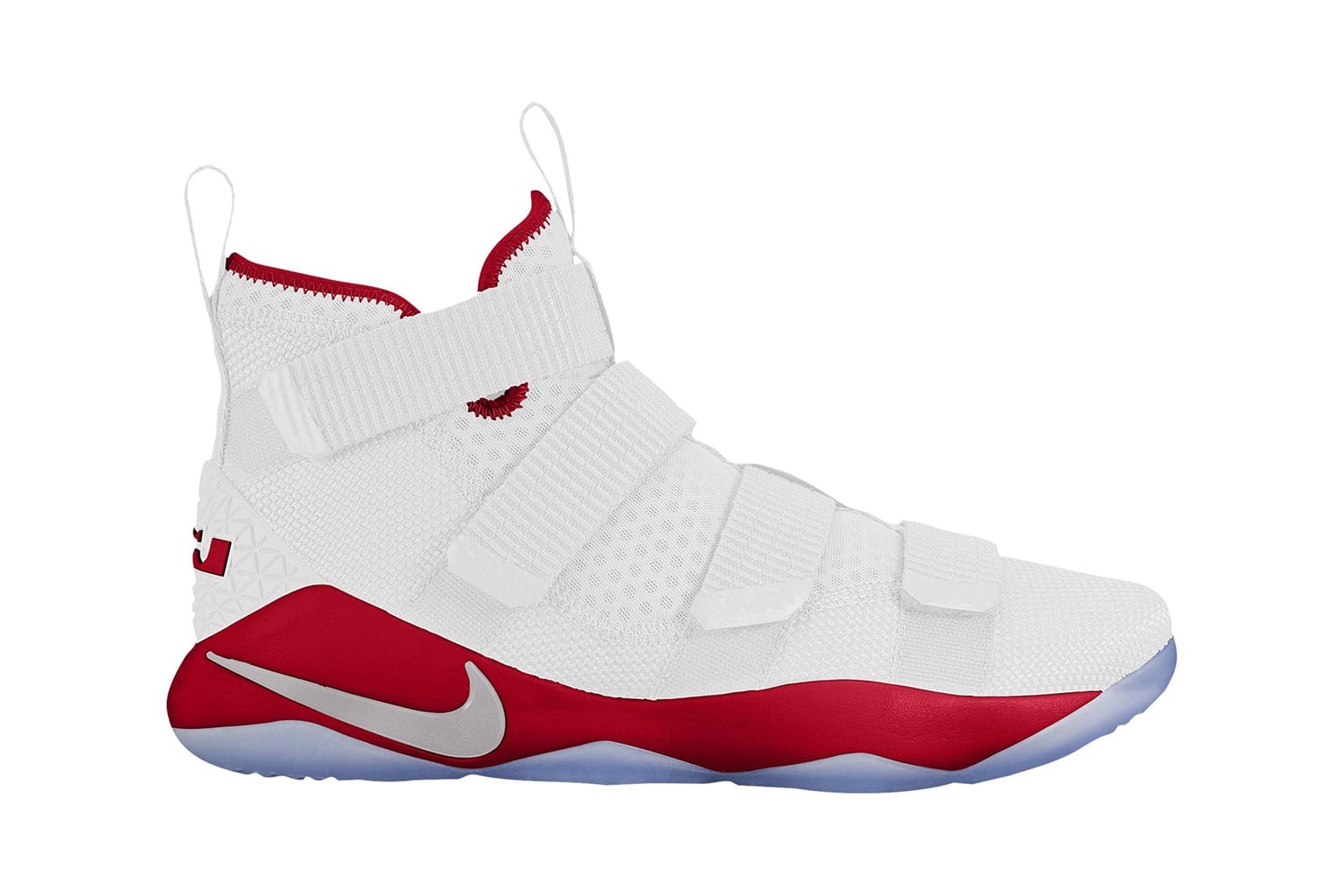 red and white lebron soldier 11