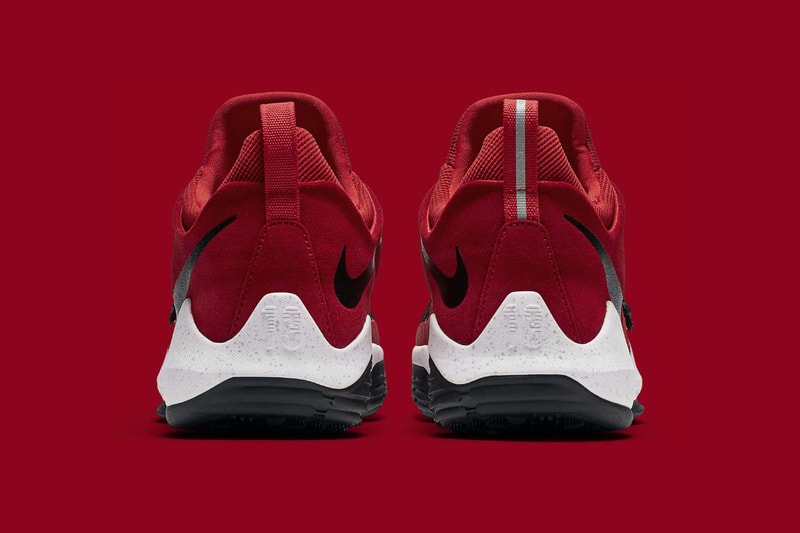 Nike PG1 University Red Colorway Paul George Oklahoma City Thunder Indiana Pacers Signature Shoe Sneaker