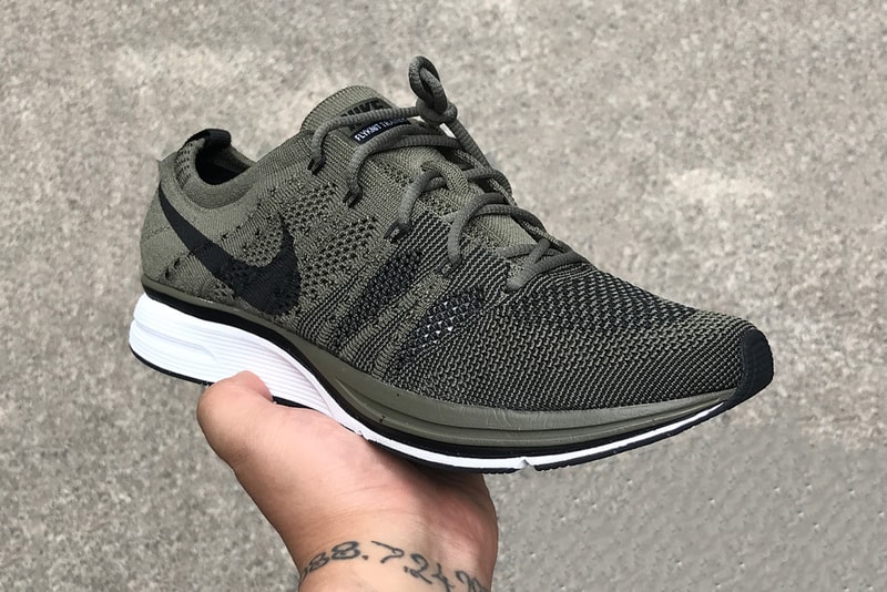 Nike Flyknit Trainer Purple Olive First Look