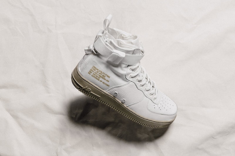Nike SF AF1 Mid Neutral Olive Sneakers Shoes Footwear 2017 August Release Date Info