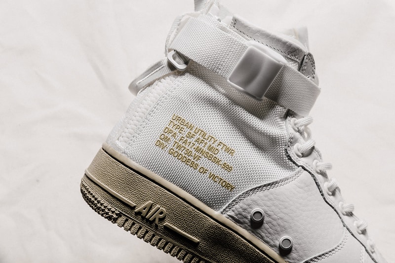 Nike SF AF1 Mid Neutral Olive Sneakers Shoes Footwear 2017 August Release Date Info