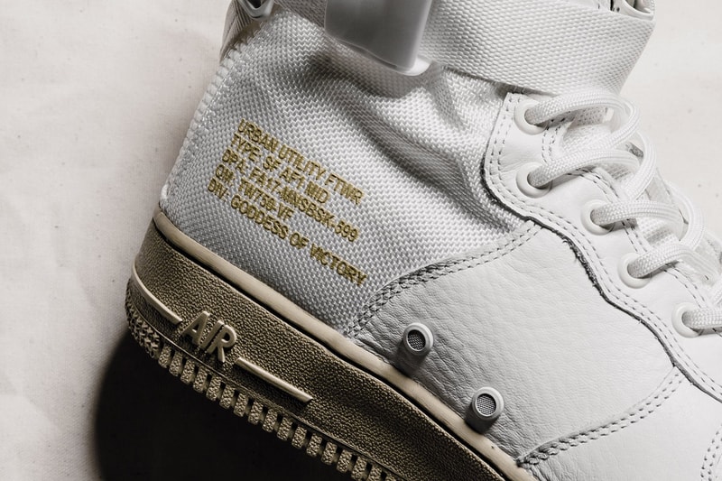 Nike SF AF1 Mid Neutral Olive Sneakers Shoes Footwear 2017 August Release Date Info