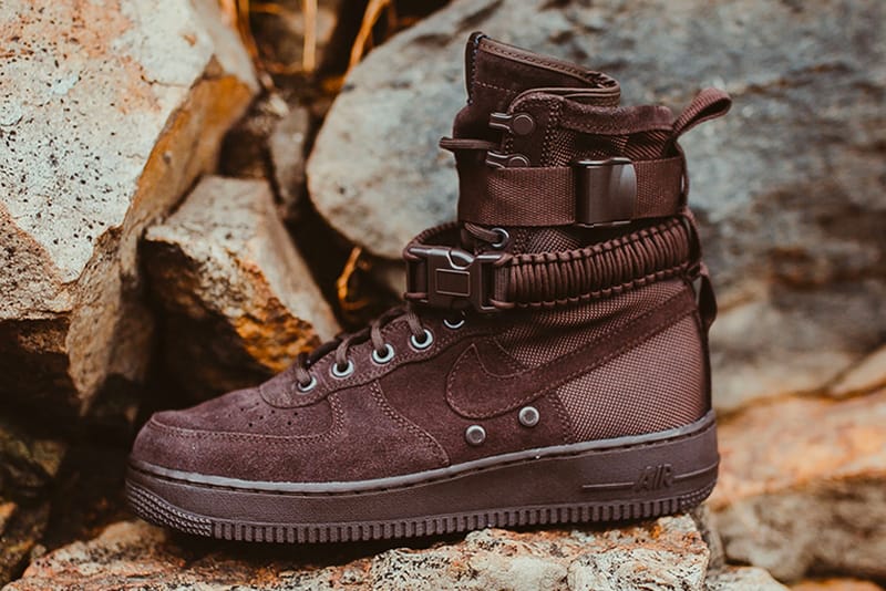 nike sf air force 1 brown