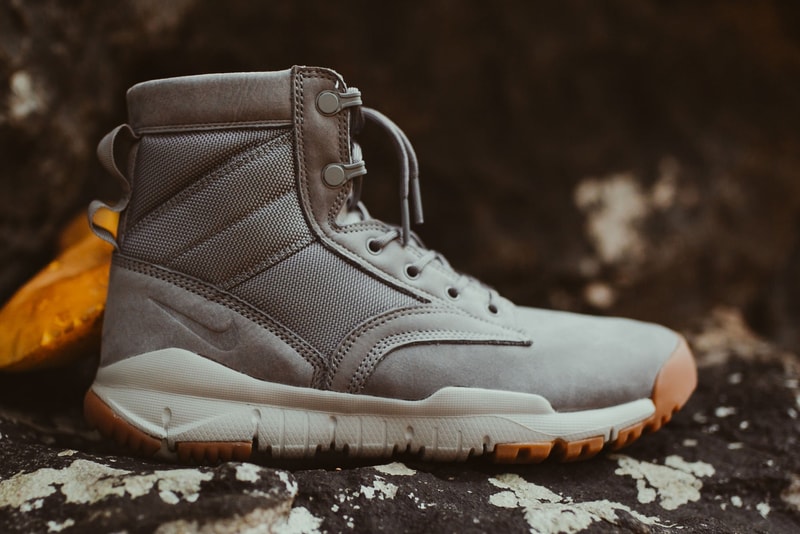 Nike SFB 6 NSW Leather Dust Pale Grey River Rock Special Field Boot Six Inch Sneakers Shoes Footwear 2017 August Rock City Kicks