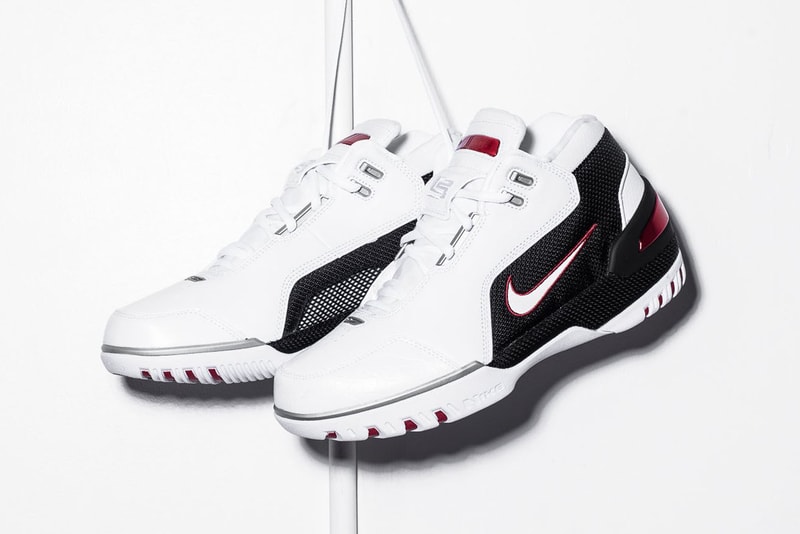 Nike Air Zoom Generation White White Varsity Crimson Black LeBron James First Game