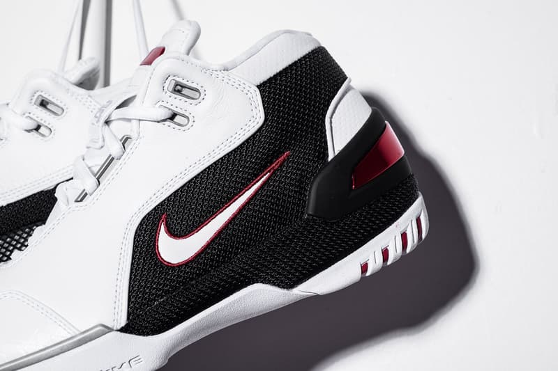 Nike Air Zoom Generation White White Varsity Crimson Black LeBron James First Game