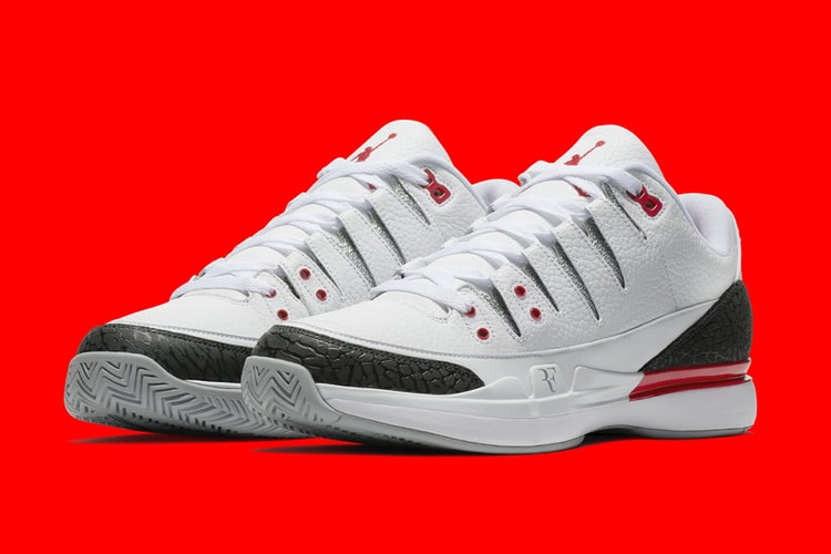 NikeCourt's Zoom Vapor Tour AJ3 Receives a Cement-Focussed "Fire Red" Look