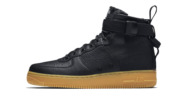 nike sf air force 1 mid black gum