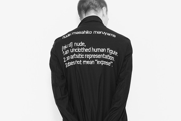 nude:masahiko maruyama Unveils Its Monochrome-Rich 2018 Spring/Summer Collection