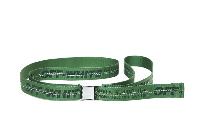 The New Colorways Off-White™'s Industrial Belts Have Just Been Stocked Online