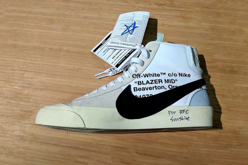 Virgil Abloh Off-White™ Nike Blazer Mid Collaboration Collection Eric Koston Test Shots