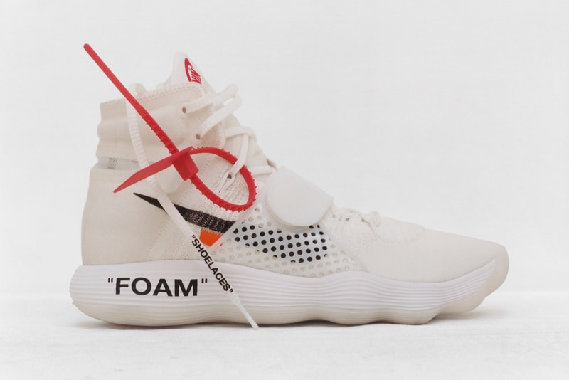 Off-White Virgil Abloh x Nike React Hyperdunk