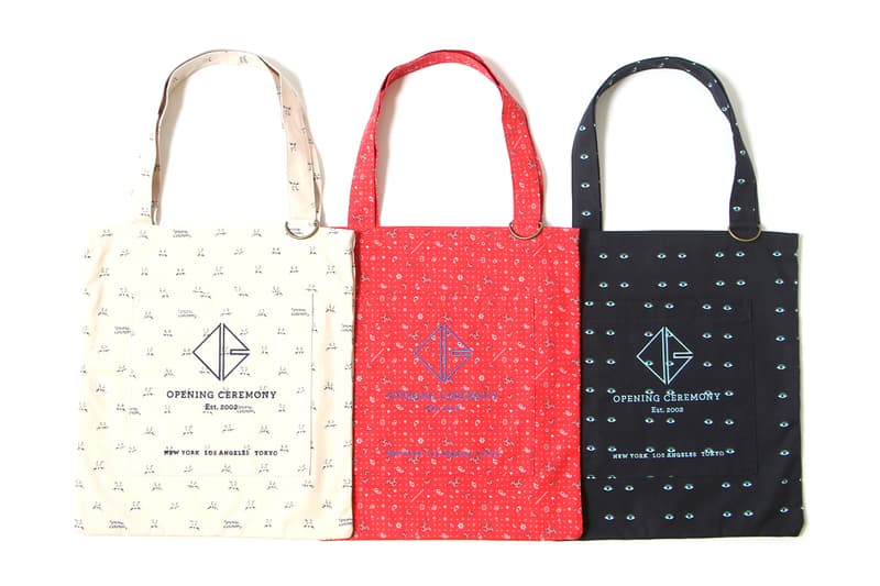 Opening Ceremony Japan 8th Anniversary Capsule Archival Totes Tote Bags 2017 August 30 Release Date Info
