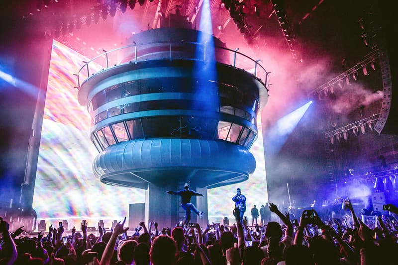 OVO Fest 2017 Review Drake Toronto Nelly Travis Scott the weeknd majid jordan playboi carti French Montana cardi b octobers very own concert festival stage performance hip hop rap music canada Budweiser Stage PARTYNEXTDOOR dvsn roy woods CN Tower Rae Sremmurd migos quavo Baka Not Nice Tory Lanez pictures images