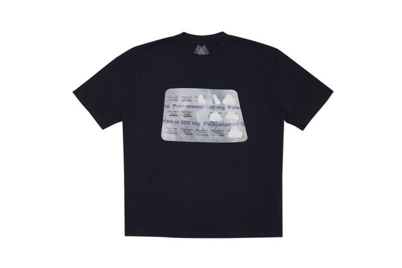 Palace 2017 Fall Winter Drop Date Black Palacetamol Tees Release Date September 1 Info