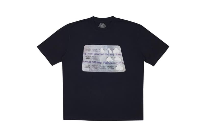 Palace 2017 Fall Winter Drop Date Black Palacetamol Tees Release Date September 1 Info