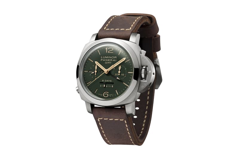 Panerai Limited Edition Green Dial Collection Watches Radiomir Titanio Acciaio Luminor Chrono Monopulsante