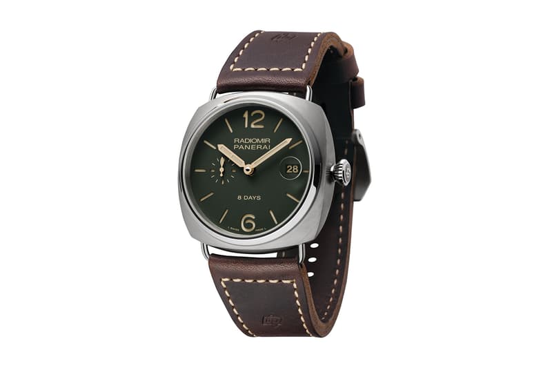 Panerai Limited Edition Green Dial Collection Watches Radiomir Titanio Acciaio Luminor Chrono Monopulsante