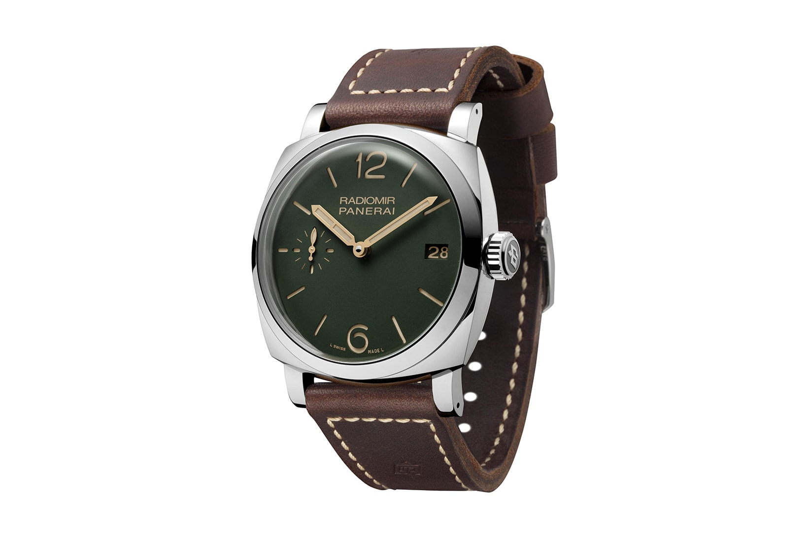 Panerai Limited Edition Green Dial Collection Watches Radiomir Titanio Acciaio Luminor Chrono Monopulsante