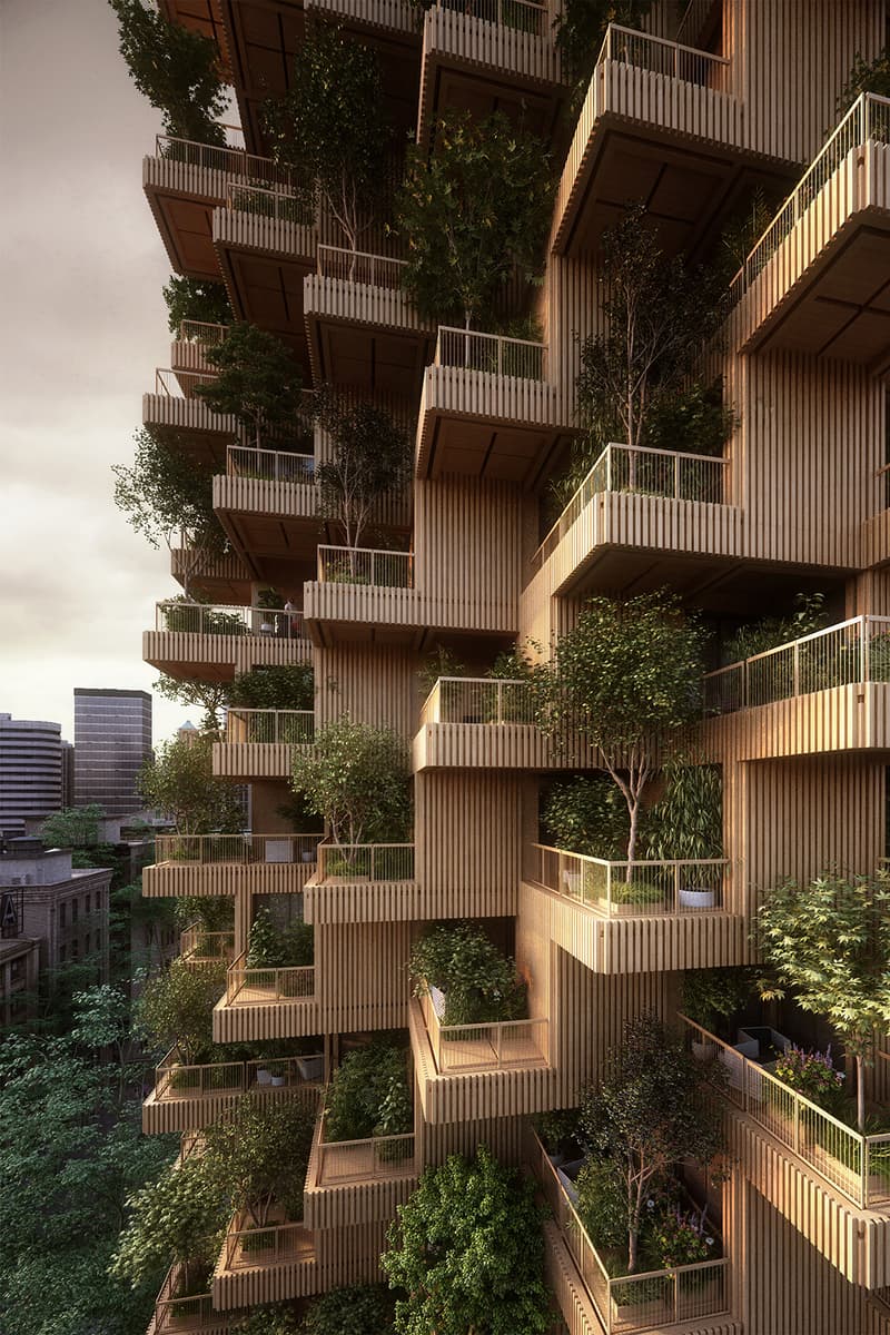 Penda Tmber Toronto Tree Tower Project Collaboration Timber Wood Canada Modular