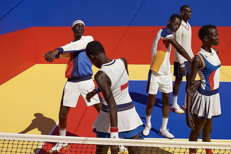 Pharrell Williams & adidas Tennis Drop a Bold Color-Blocked Apparel Line