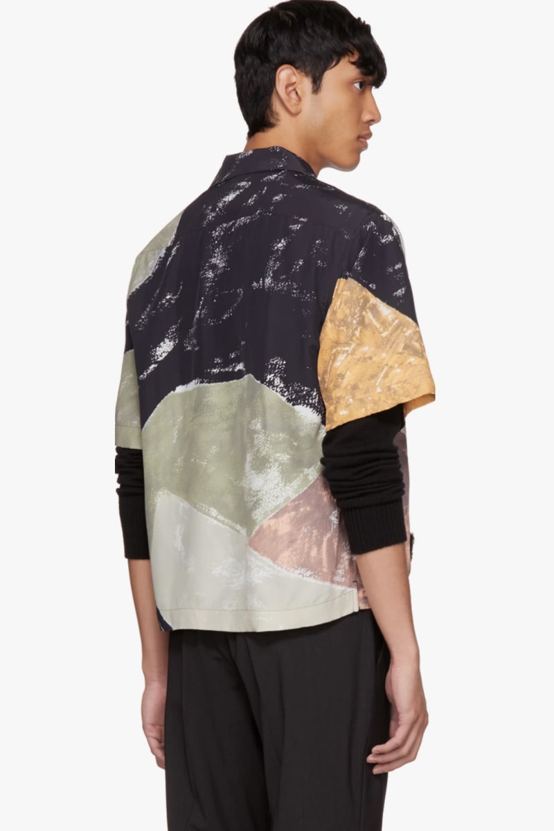 Prada Multicolor Art Print Bowling Shirt